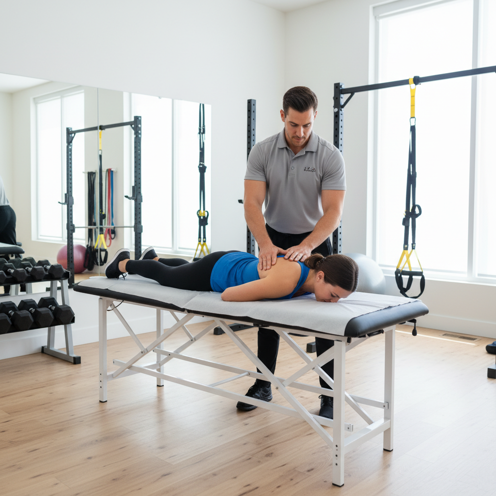 One-on-one physical therapy session in Wilmington showing personalized manual therapy treatment